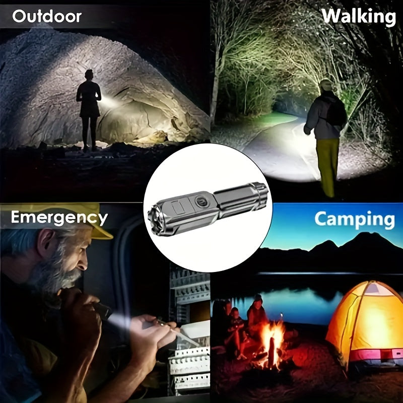 BEAMVOLT – Rechargeable Zoom Flashlight for Outdoor Lighting