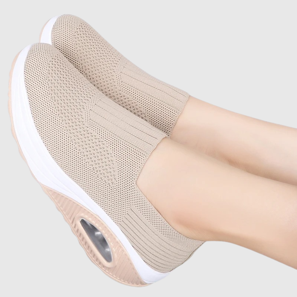Platform Orthopedic Knit Walking Sneakers