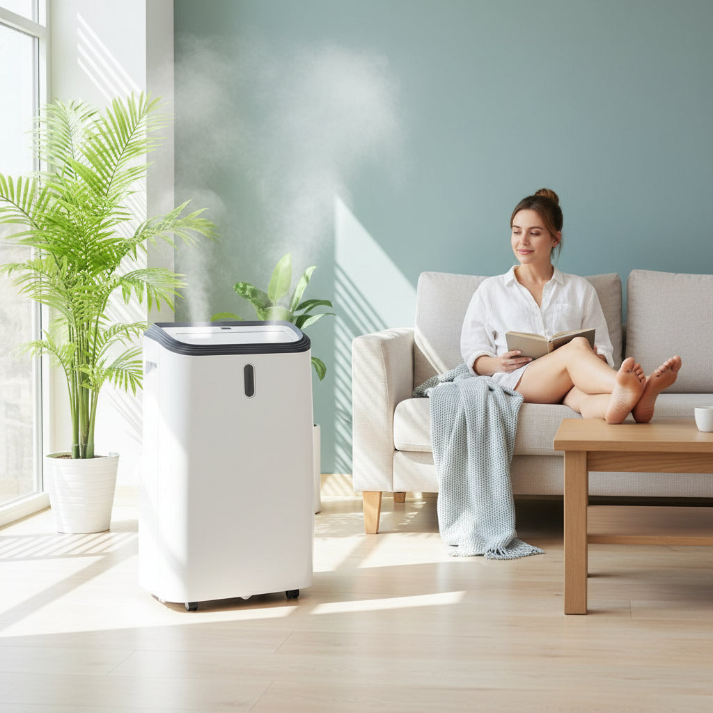 CLIMAFLOW – Portable Air Cooler with Cooling and Dehumidifying Function