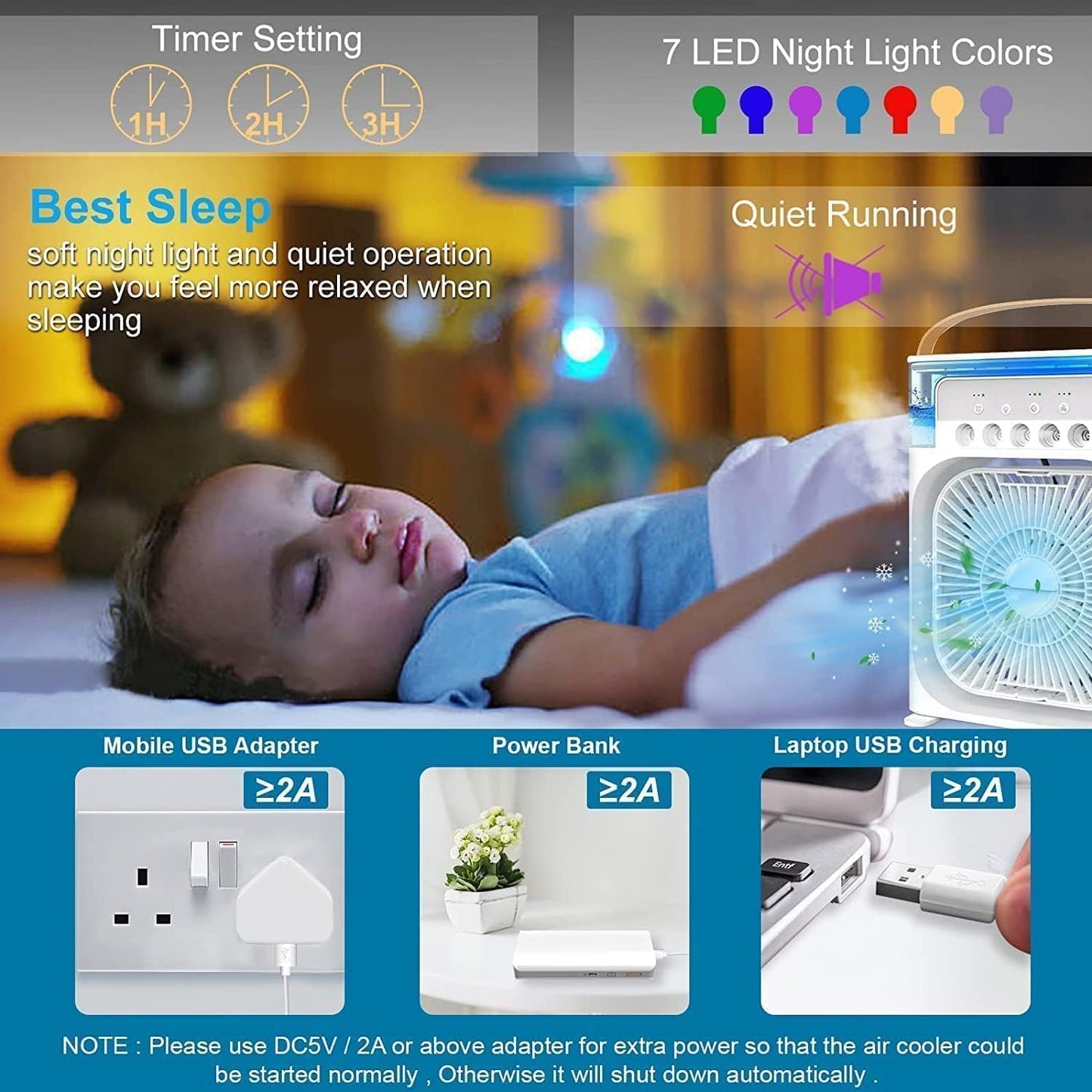ARCTIBREEZE – Portable Air Cooler for Refreshing Personal Comfort