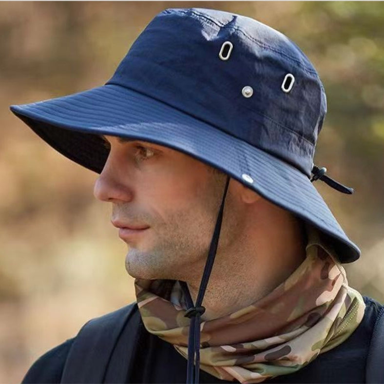 Breathable Wide Brim Sun Hat for Men and Women - UV Protection Beach Hat 4