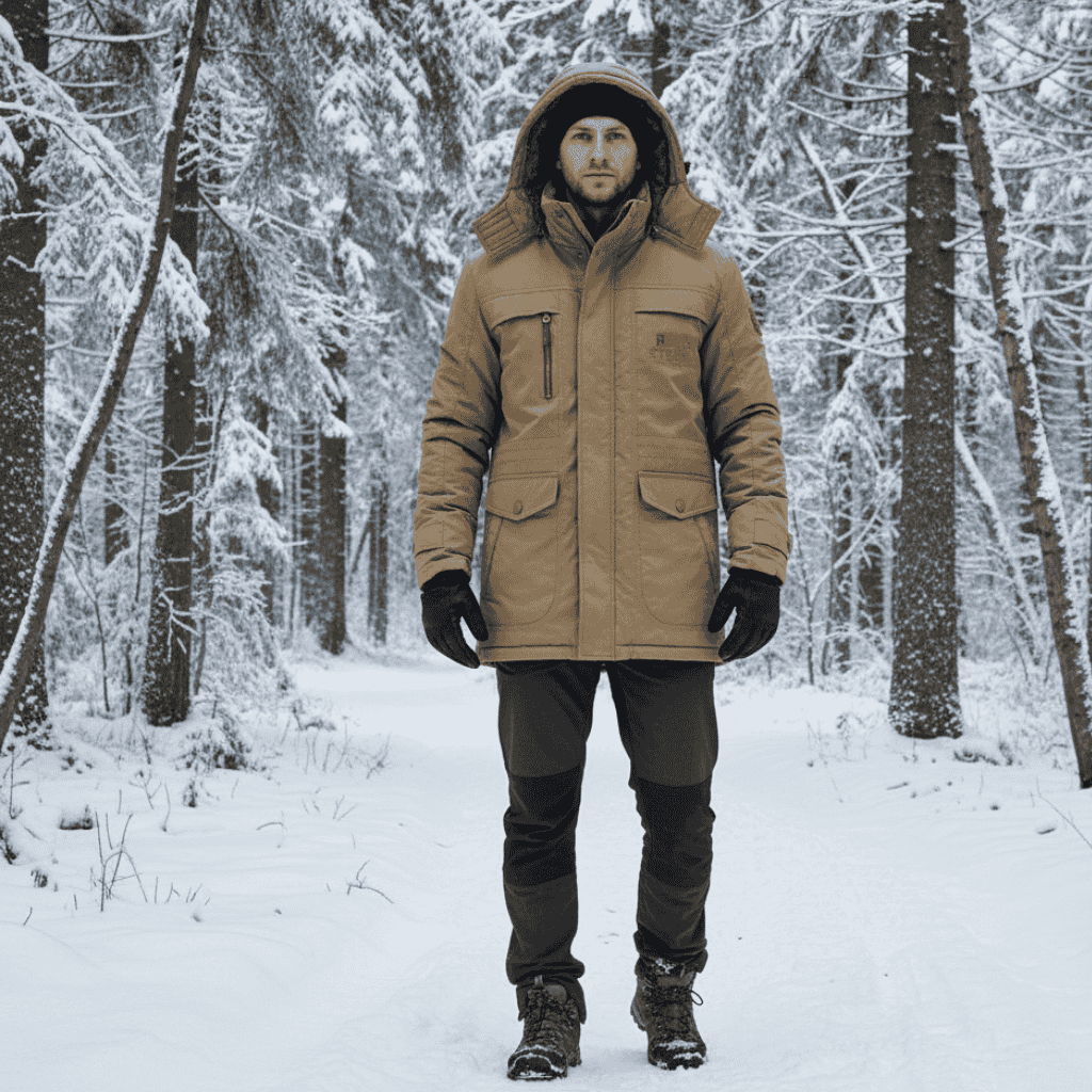 SNOWSHIELD – Insulated Winter Parka for Warmth and Cold-Weather Protection