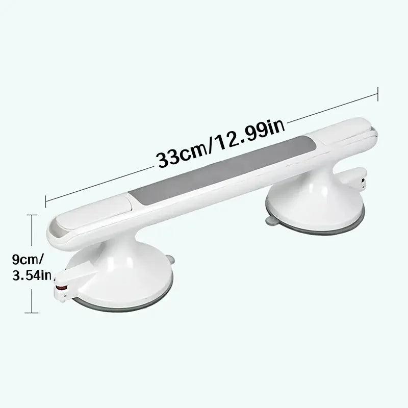 STABILINOVA – No Drill Grab Bar with Powerful Suction and Secure Hold