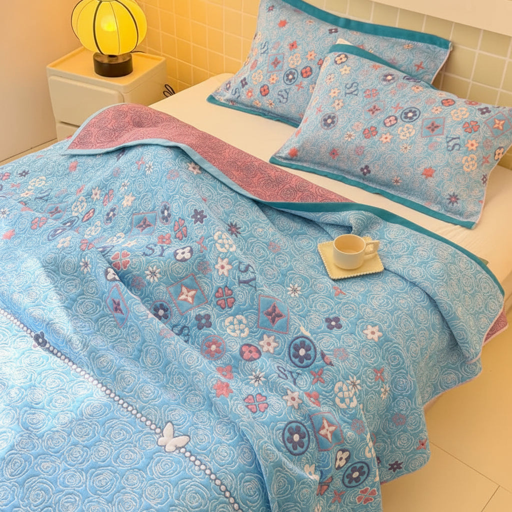 BLOSSOMBREEZE – Lightweight Blanket for Comfortable Warm Weather Use
