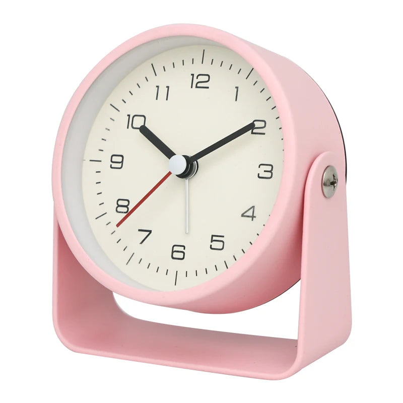 MINIQT – Creative Minimalist Metal Quartz Desk Alarm Clock