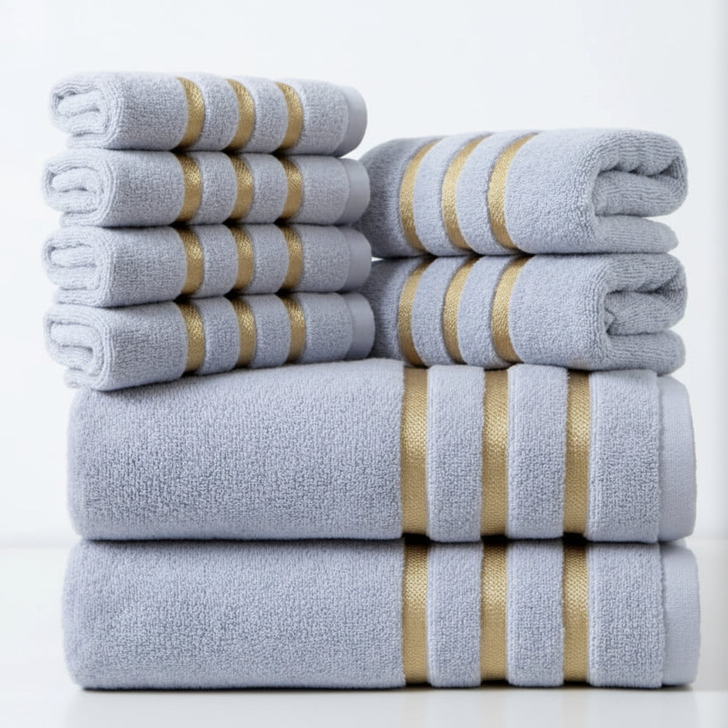 LUXECLOUD – Hotel-Quality 400 GSM Cotton Towel Set for Everyday Comfort