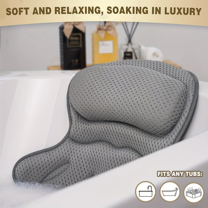 RELAXREST – Ergonomic Mesh Spa Bath Pillow