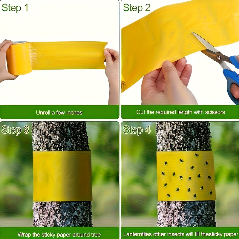CROPSTRIP – Sticky Outdoor Insect Barrier Tape for Garden Pest Protection