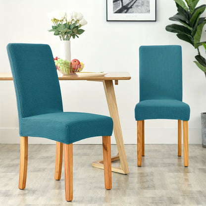 ELASTICVELVET – Elegant Stretch Velvet Chair Covers for Instant Dining Room Renewal