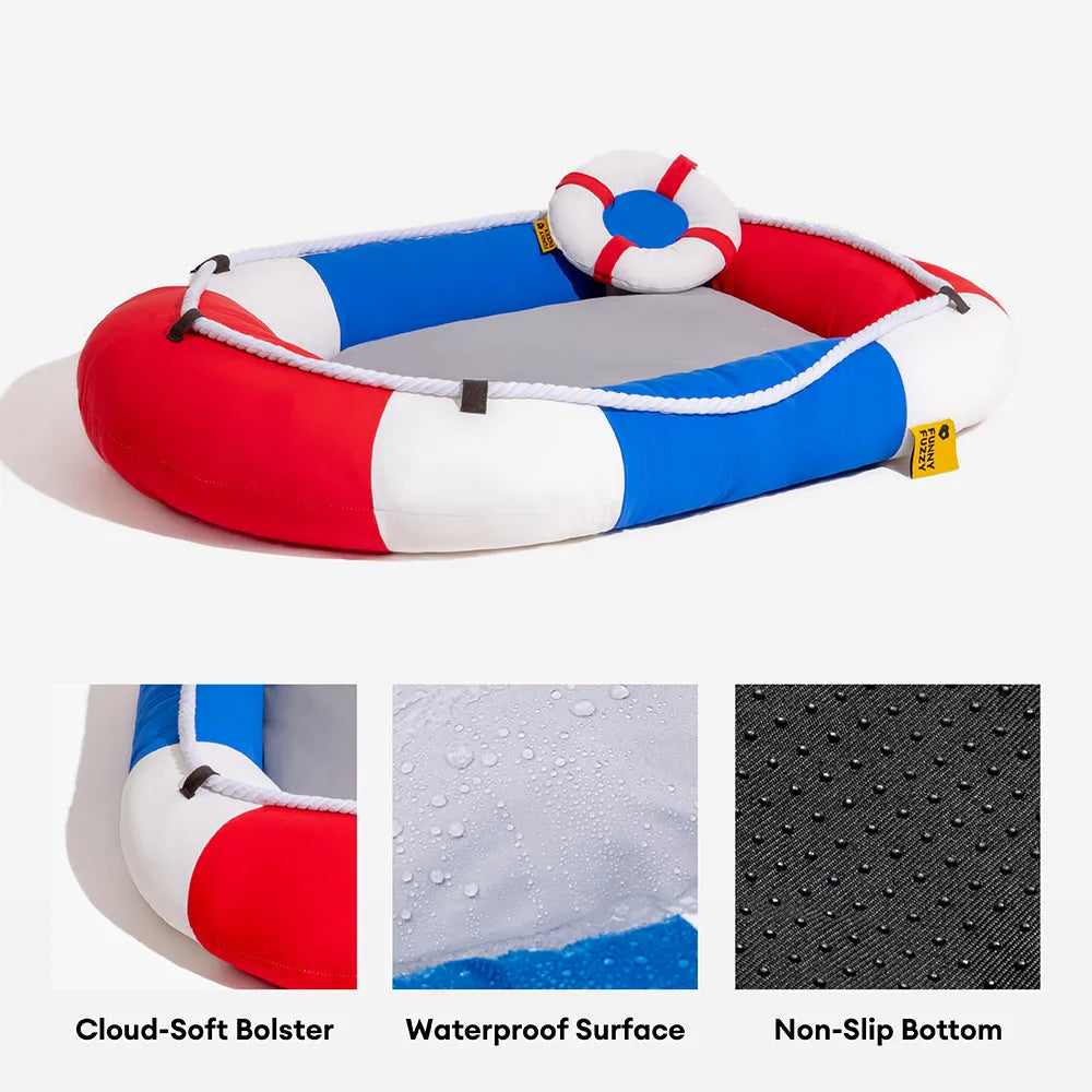 FLOATPAWS – Pool Float Pet Bed for Summer Relaxation