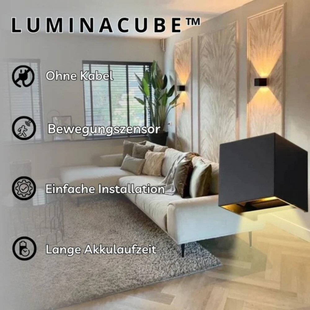 LUXAGLOW – Wireless Wall Lamp for Elegant Home Lighting