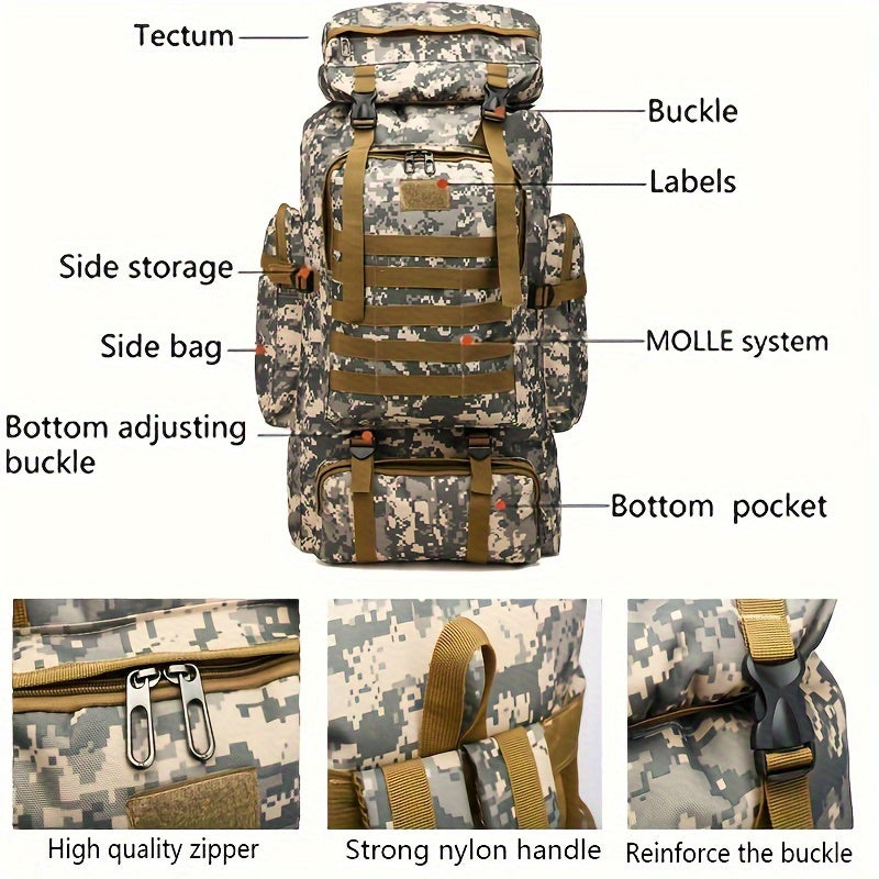TREKPRO – Outdoor Travel Backpack for Hiking and Camping Adventures