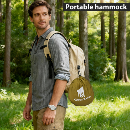 SKYREST – Camping Hammock with Mosquito Net and Sun Shelter