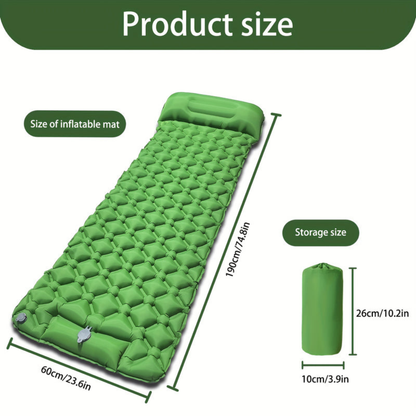 QUICKREST – Inflatable Sleeping Pad for Lightweight Outdoor Hike Comfort
