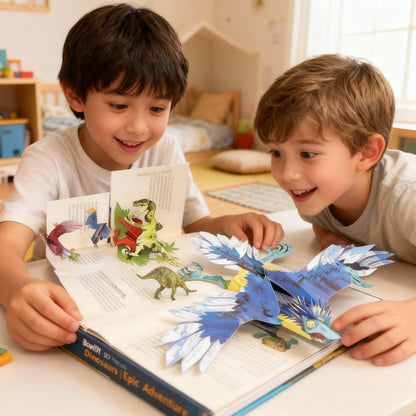 DINOTALES – Interactive Dinosaur Adventure Book for Creative Learning