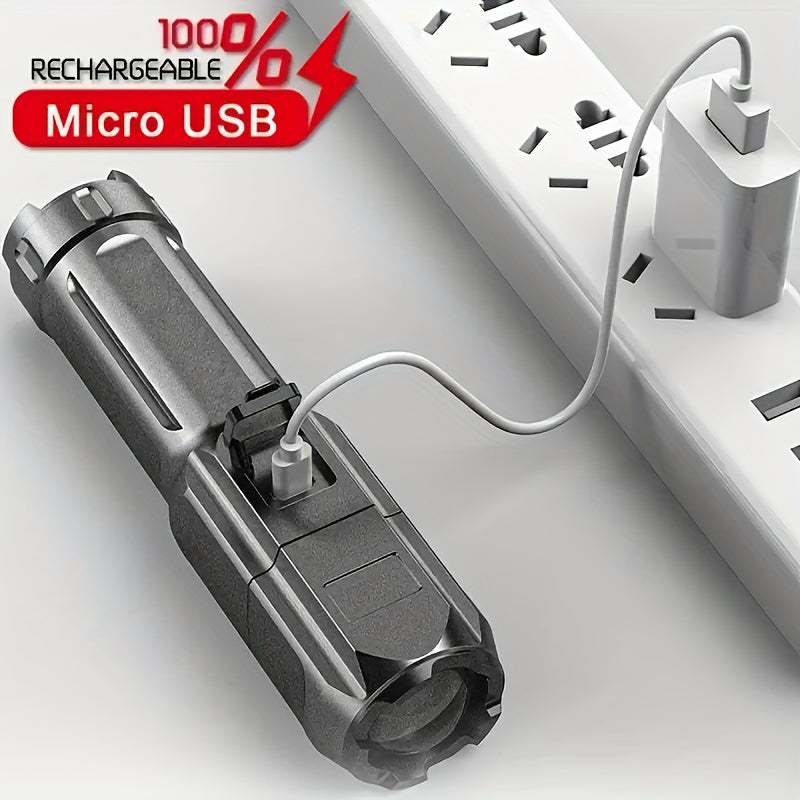 BEAMVOLT – Rechargeable Zoom Flashlight for Outdoor Lighting
