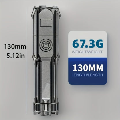 BEAMVOLT – Rechargeable Zoom Flashlight for Outdoor Lighting