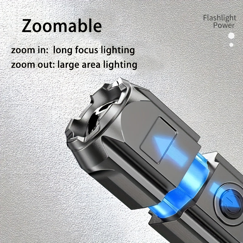 BEAMVOLT – Rechargeable Zoom Flashlight for Outdoor Lighting