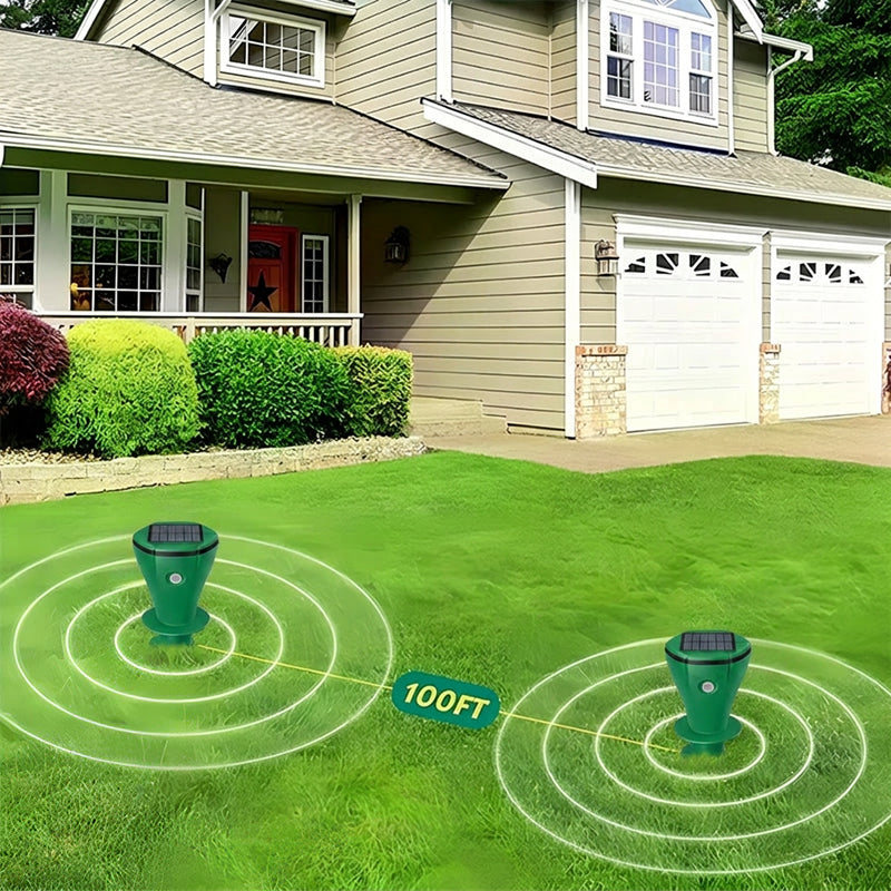 GARDGUARD – Solar Mole Repellent for Reliable Garden Protection