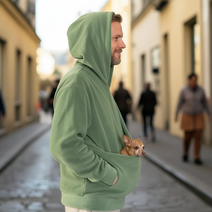 PAWHUG HOODIE – Wearable Pet Carrier Hoodie for Cozy Cuddles