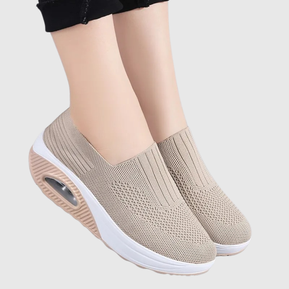 Platform Orthopedic Knit Walking Sneakers
