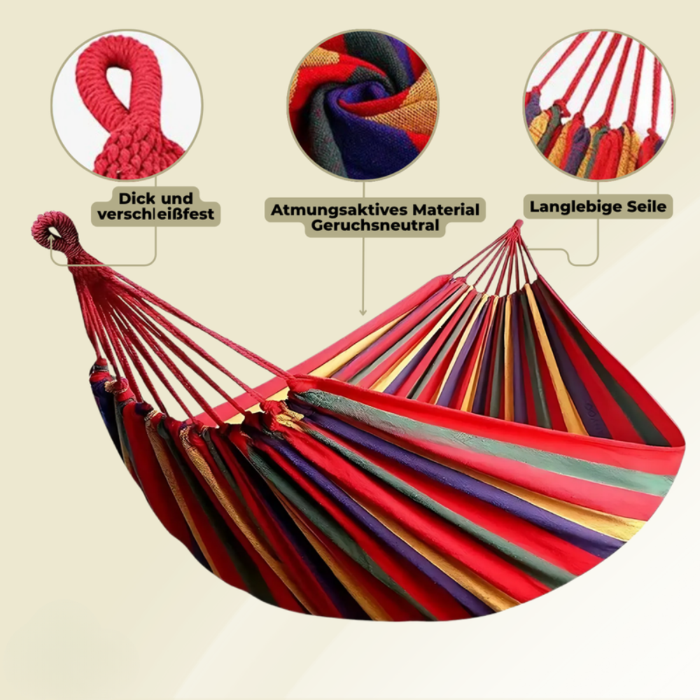 COMFORTNEST – Canvas Hammock for Relaxing Outdoor Comfort