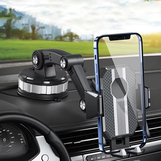 GRIPVAULT – Car Phone Mount with Strong Suction Hold