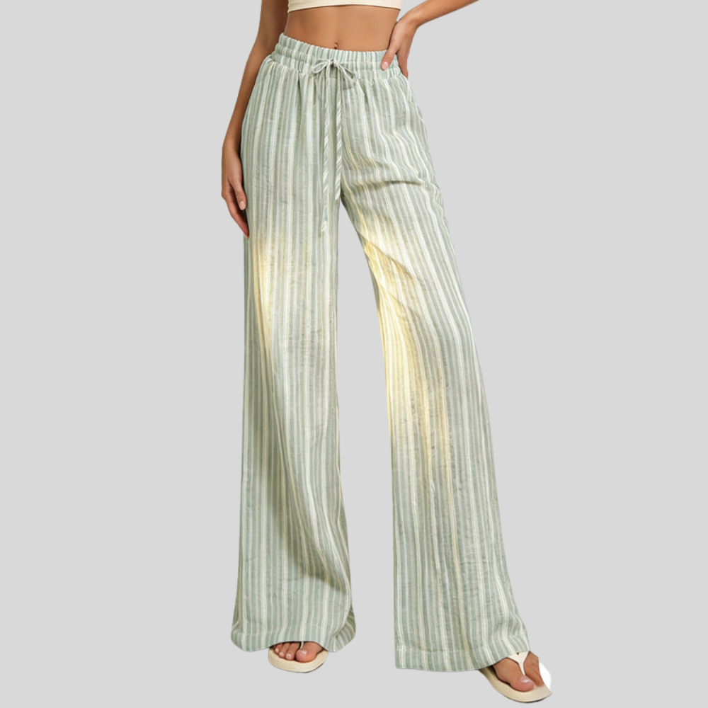 Striped Vacation Wide Pants