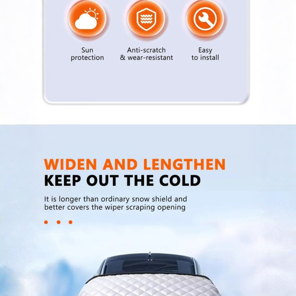 GLACIERSHIELD – Windshield Cover for Complete Winter Protection