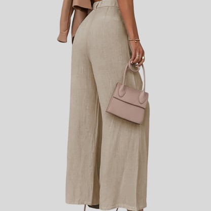 Pleated High Waist Pants