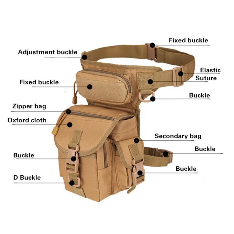 FIELDROAM - Tactical Drop Leg Waist Bag