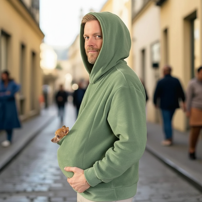 PAWHUG HOODIE – Wearable Pet Carrier Hoodie for Cozy Cuddles