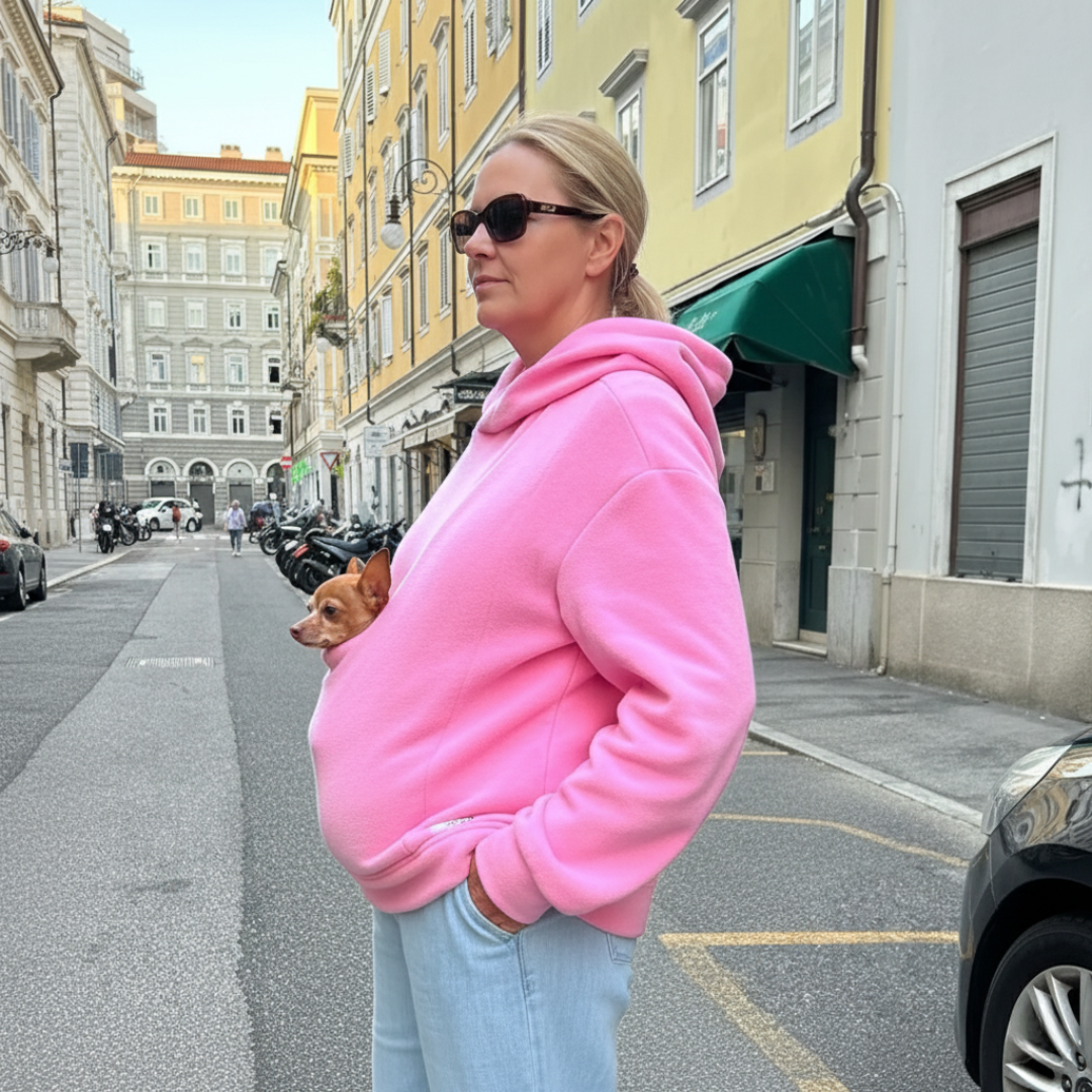 PAWHUG HOODIE – Wearable Pet Carrier Hoodie for Cozy Cuddles