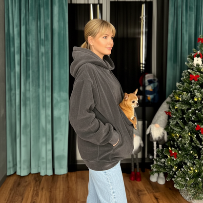PAWHUG HOODIE – Wearable Pet Carrier Hoodie for Cozy Cuddles