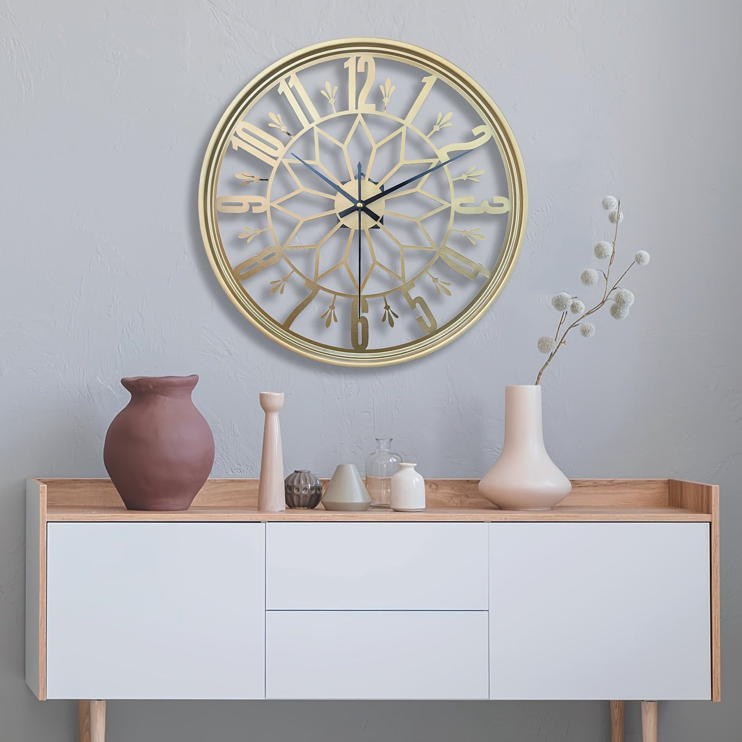IRONCLASSIC – Silent Vintage Industrial Metal Wall Clock