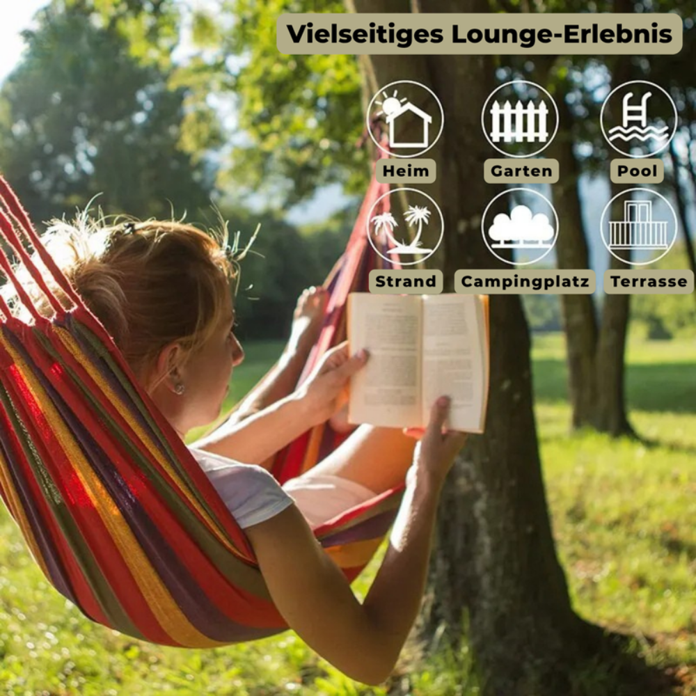 COMFORTNEST – Canvas Hammock for Relaxing Outdoor Comfort