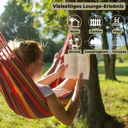 COMFORTNEST – Canvas Hammock for Relaxing Outdoor Comfort