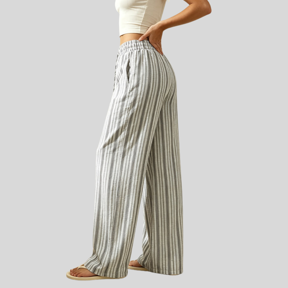 Striped Vacation Wide Pants