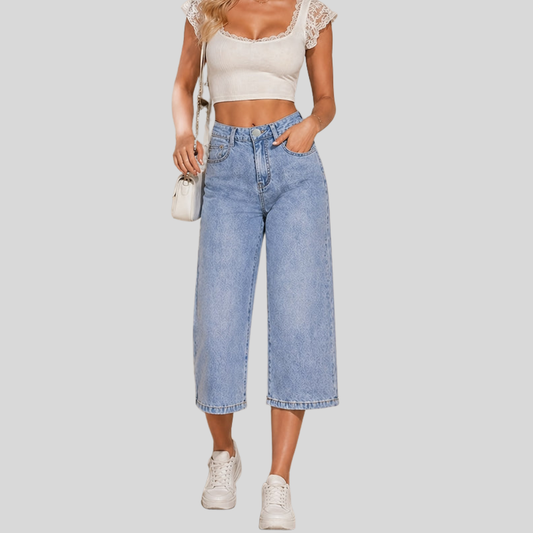 Denim Capri Summer Pants
