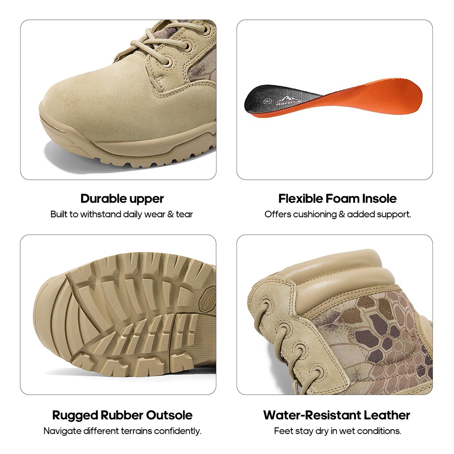 TREKVAULT – Waterproof Tactical Boots for Outdoor Work