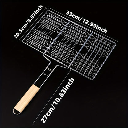 GRILLMESH – Large Capacity BBQ Basket for Even Outdoor Grilling Control