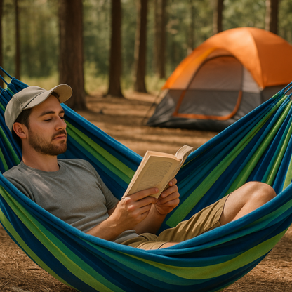 COMFORTNEST – Canvas Hammock for Relaxing Outdoor Comfort
