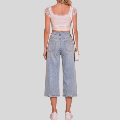 Denim Capri Summer Pants
