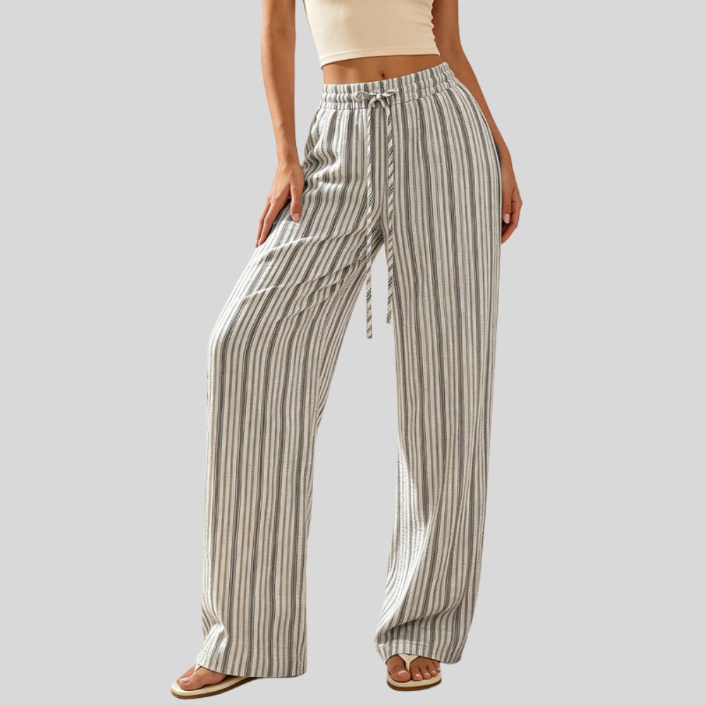 Striped Vacation Wide Pants