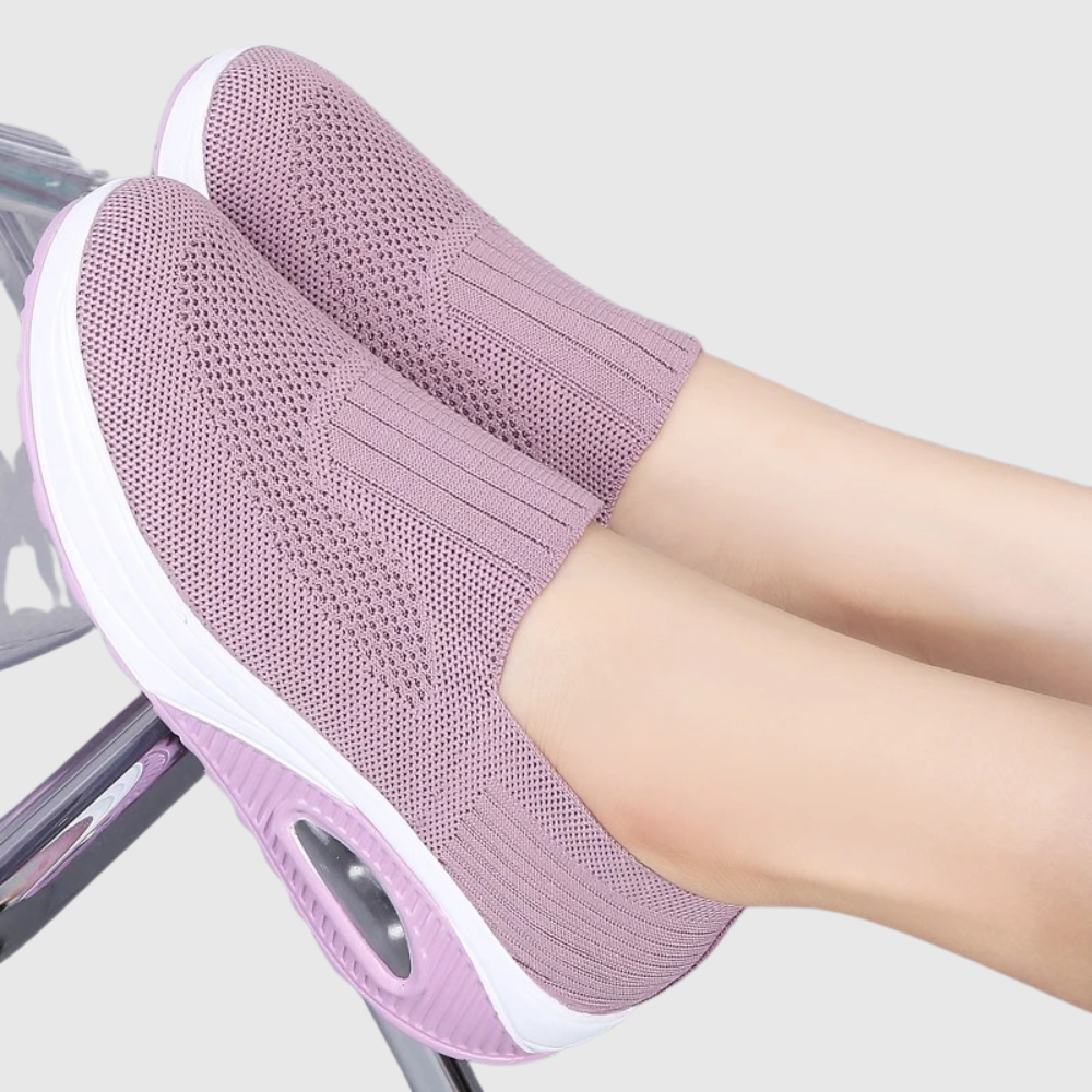 Platform Orthopedic Knit Walking Sneakers