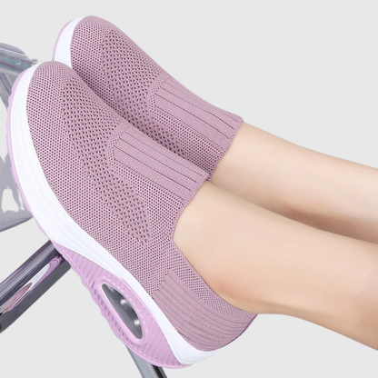 Platform Orthopedic Knit Walking Sneakers