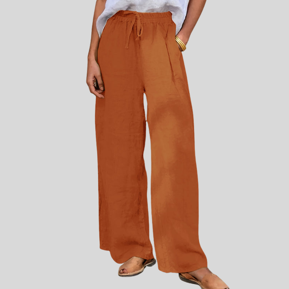 Relaxed Straight Leg Pants