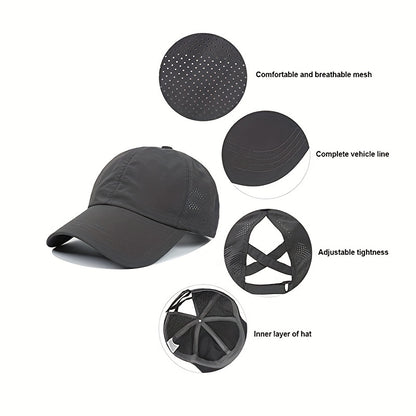 BREEZETAIL – Quick-Dry Sports Cap for Outdoor Comfort, Hike and Adventure