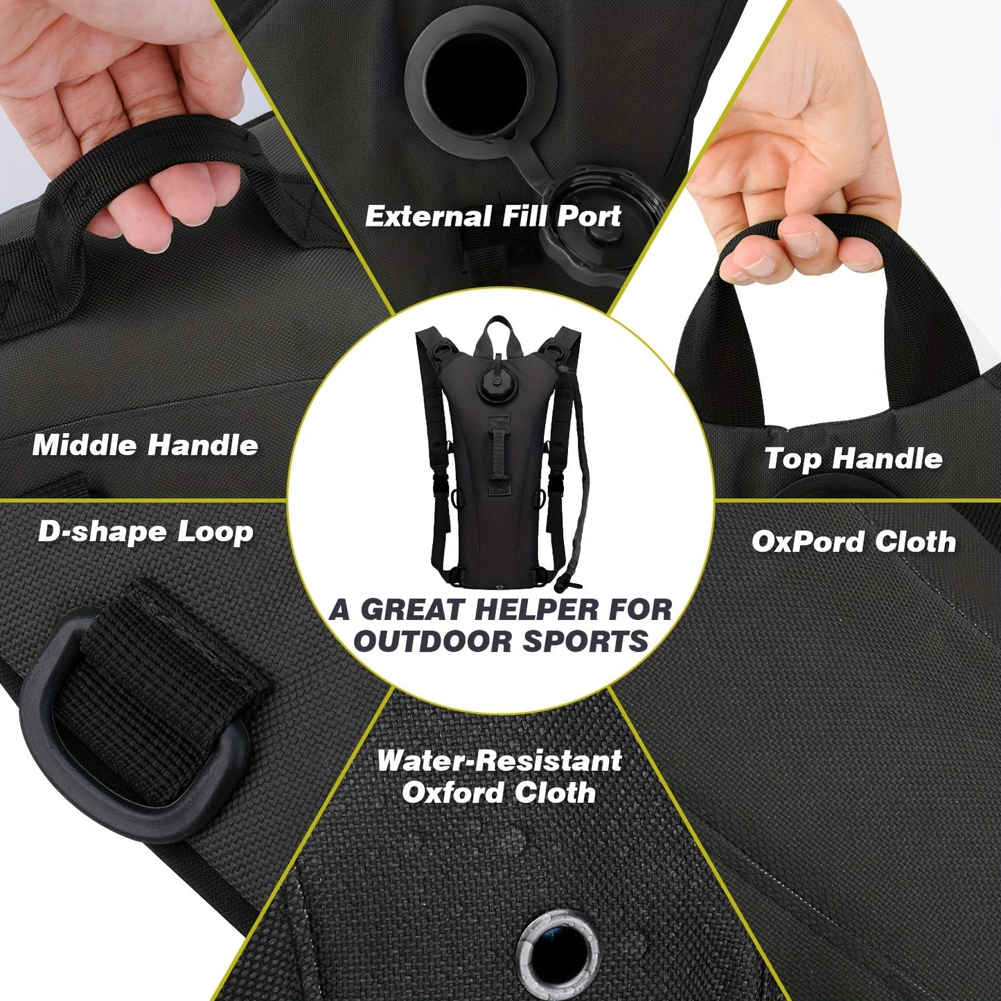 HYDROTRAIL - Hydration Backpack with Water Bladder