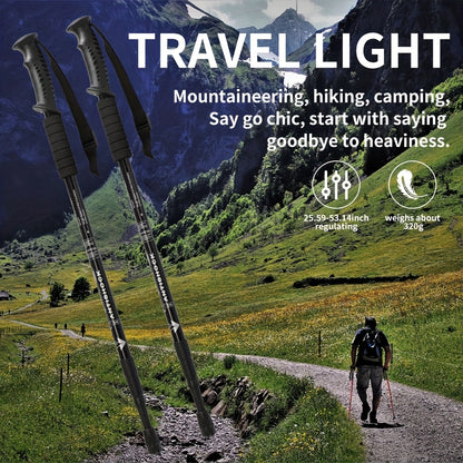 RIDGEWALK - Adjustable Aluminum Trekking Poles Set